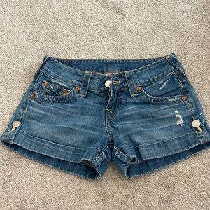True Religion denim shorts